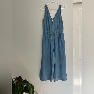 [Gap] Drawstring Waist Denim Jumpsuit